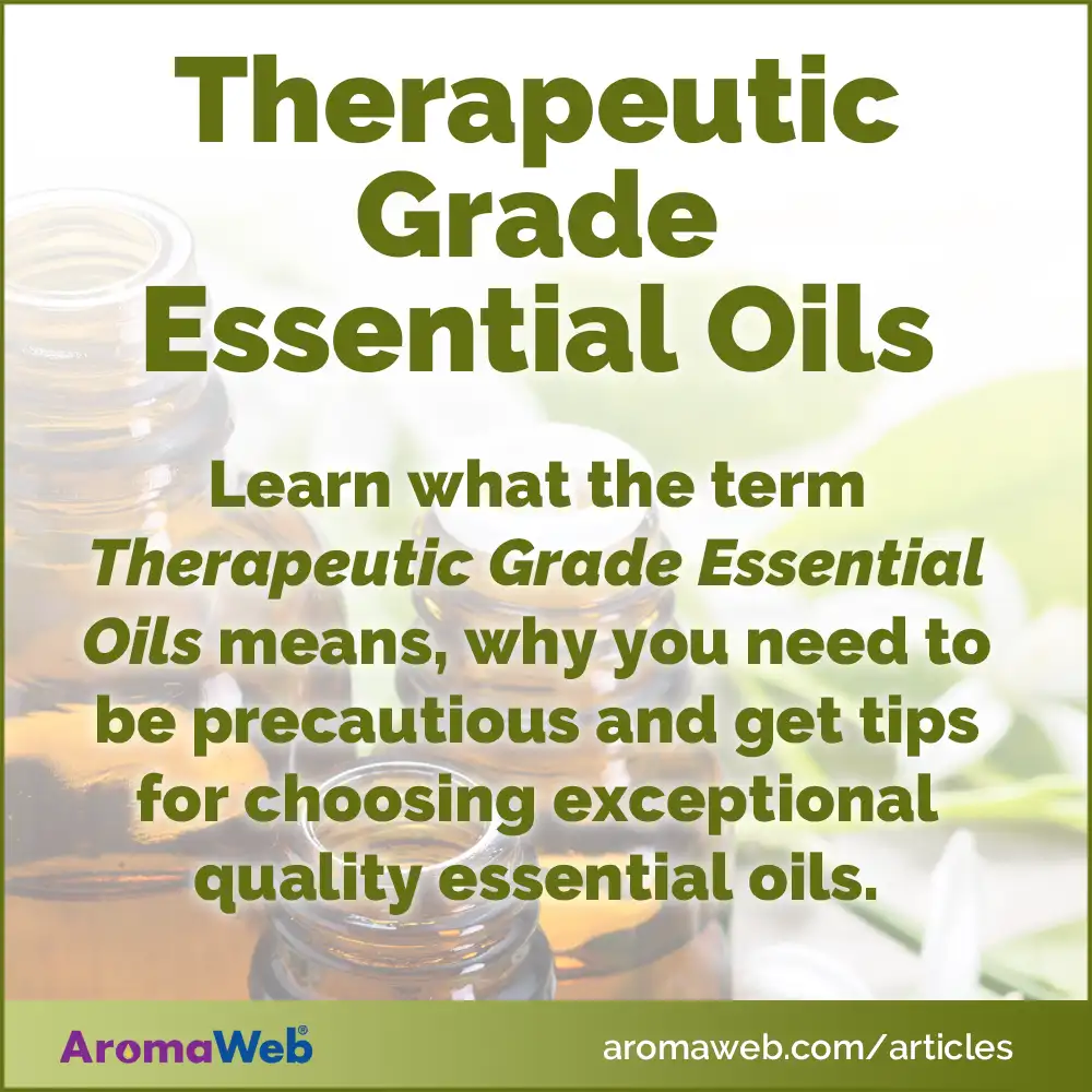 Social Media Image for Understanding Therapeutic Grade Essential Oils
